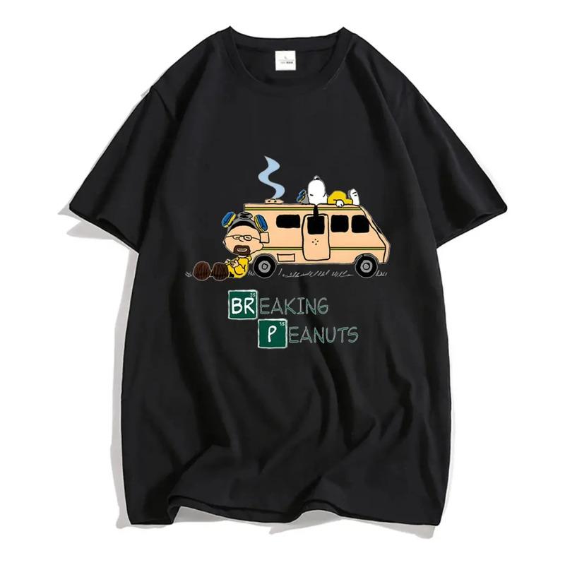 Camisetas Reaking Bad Heisenberg Breaking Cat Harajuku Aesth S разноцветный