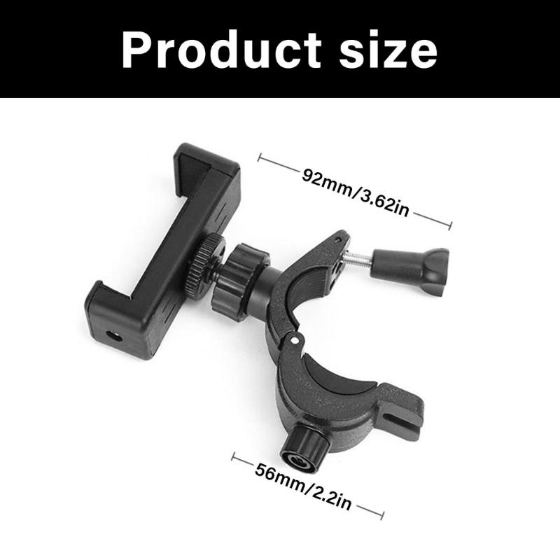 360 Rotating Phone Stand With Extendable Tripod Universal Clip Adjustable Height For Mobile Tablet Live Broadcast 3 Pack