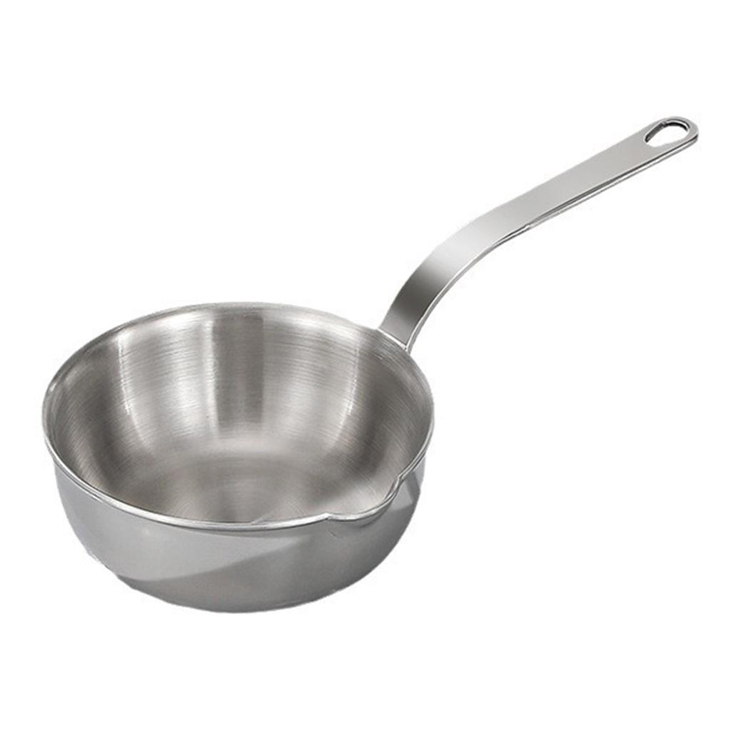 304 Stainless Steel Oil Pot Egg Frying Pan Mini Soup Milk Pot Cooking Saucepan Scalding-proof Kitchen Tool Cookware Accessories
