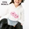 Little MO&Co. Girls' Casual Cropped Hooded Sweatshirt