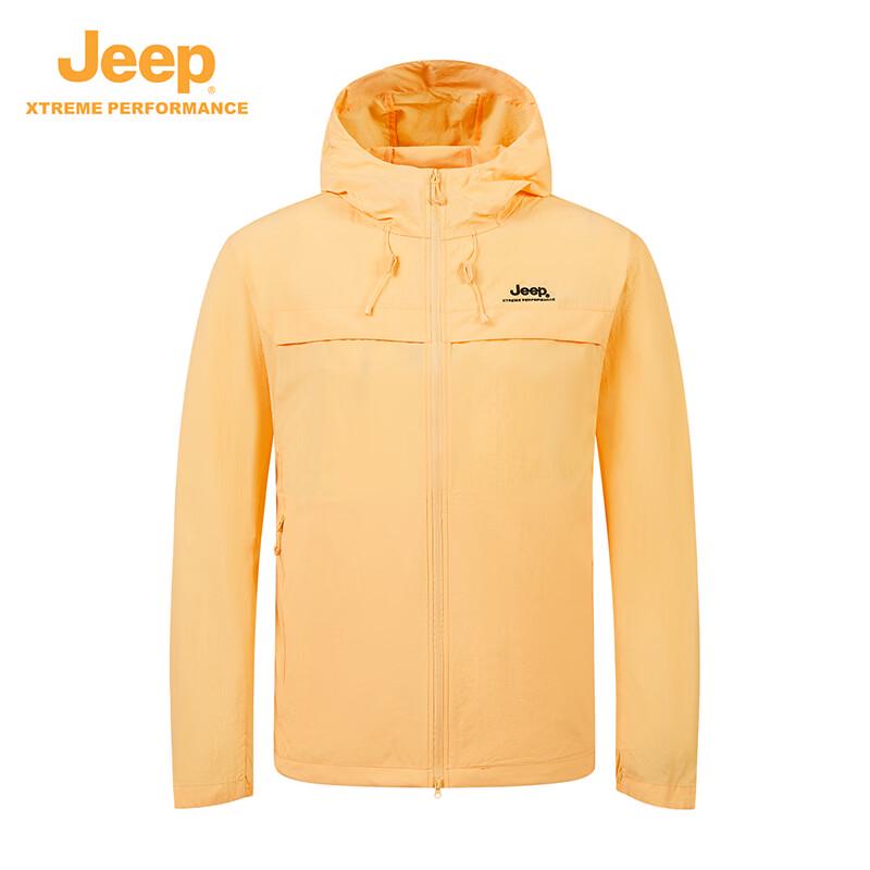 Jeep Men s UPF50+ Lightweight Sun Protection Hooded Jacket XL