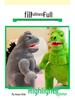 Adorable Godzilla Plush Dinosaur Monster Large Stuffed Animal Cloth Doll - Creative Birthday Gift for Girls
