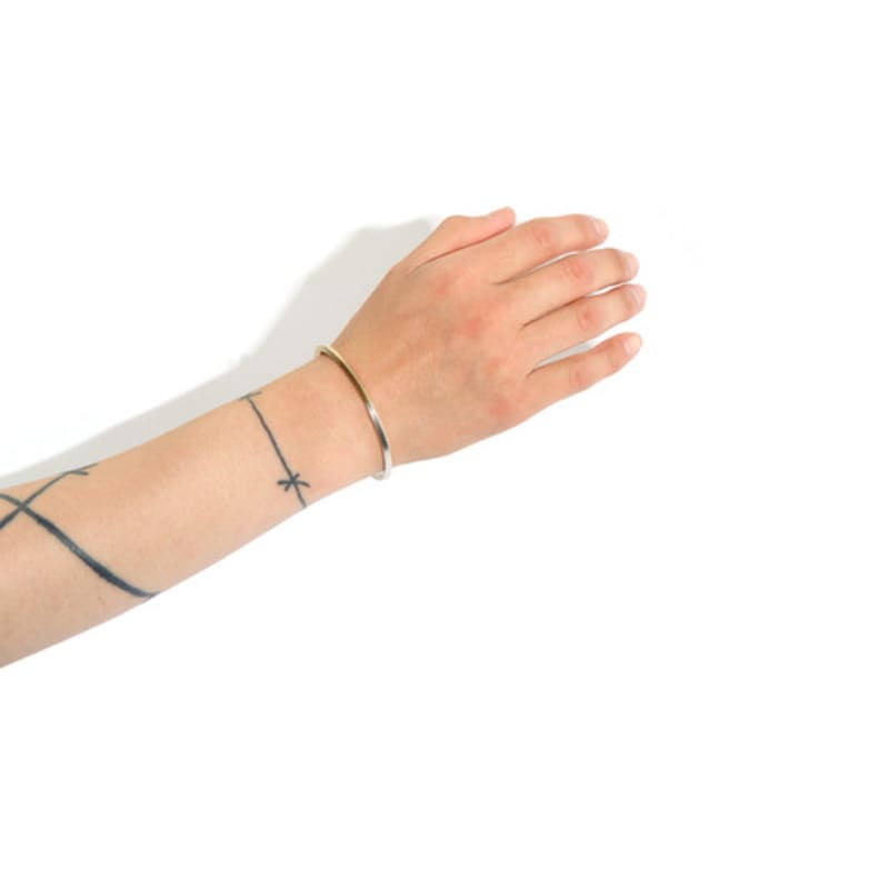 SEWNSWEN SEWN SUEN silber GOLD KOMBI TWIST ARMREIF