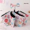 Little Cloth Forest French Automatic Folding Umbrella - Oil Painting Flower Sea