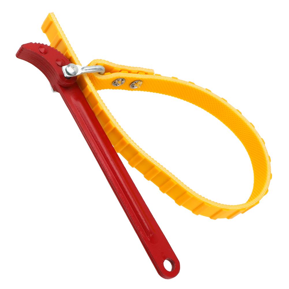 12 Inches Belt Puller Strap Wrench for Oil Filter Replacement and Pipeline Maintenance Suitable for Various Sizes