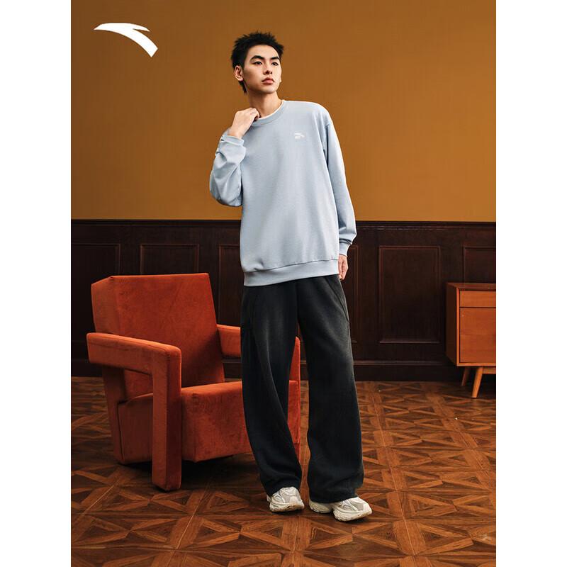 Anta Men's American Retro Cotton Pullover Sweatshirt