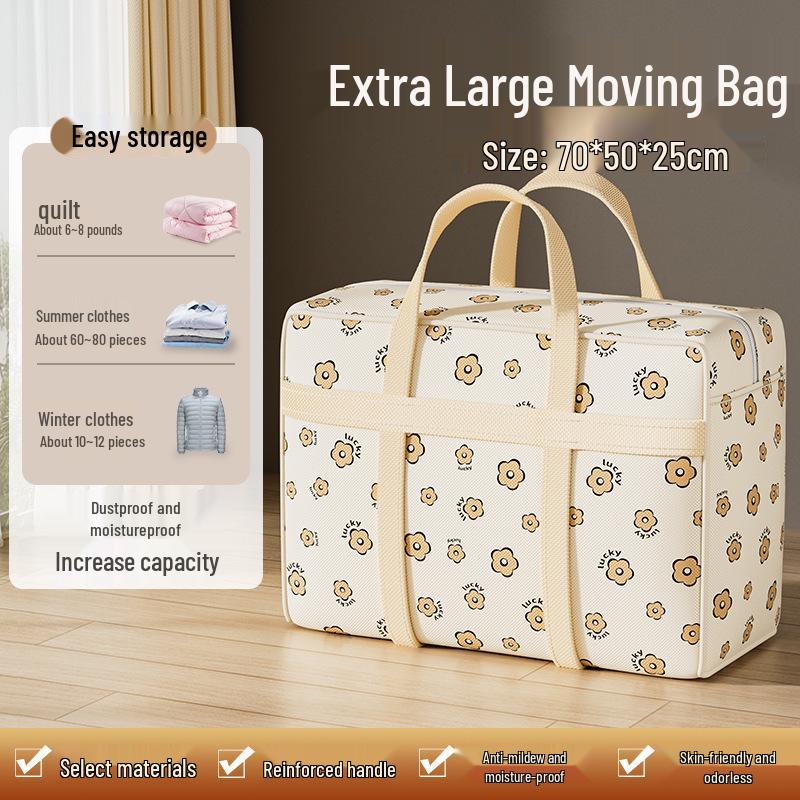 Large Capacity Waterproof & Transparent Storage Bag for Quilts & Clothing