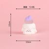 6Pcs/set Multicolors Luminous Candle Miniatures Resin Ornaments Diy Fairy Garden Decoration Moss Terrarium Micro Landscape