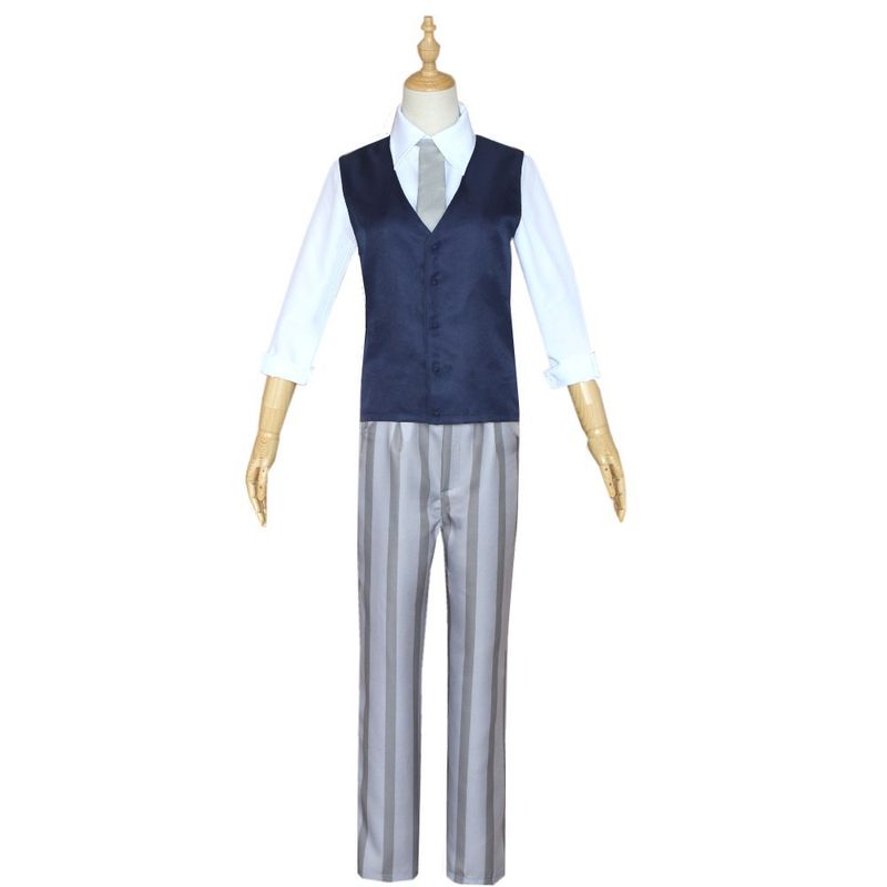 Animal Rhapsody Cosplay Costume Beast Star Reggie Wolf, Deer Louis Cosplay Full Set White Shirt L