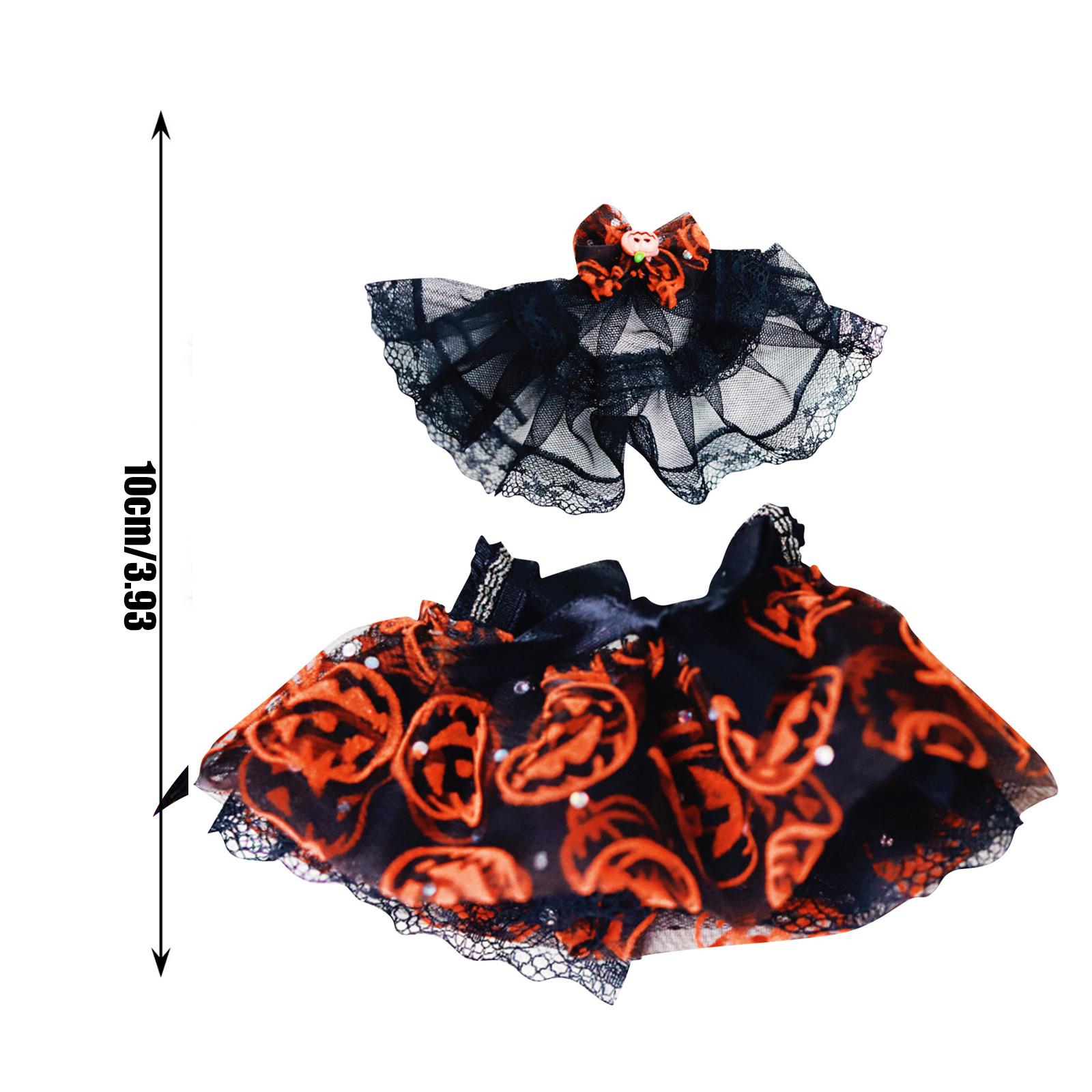 

Костюм на Хеллоуин Черная шляпа Кукольная одежда Виниловая кукольная милая одежда One Size