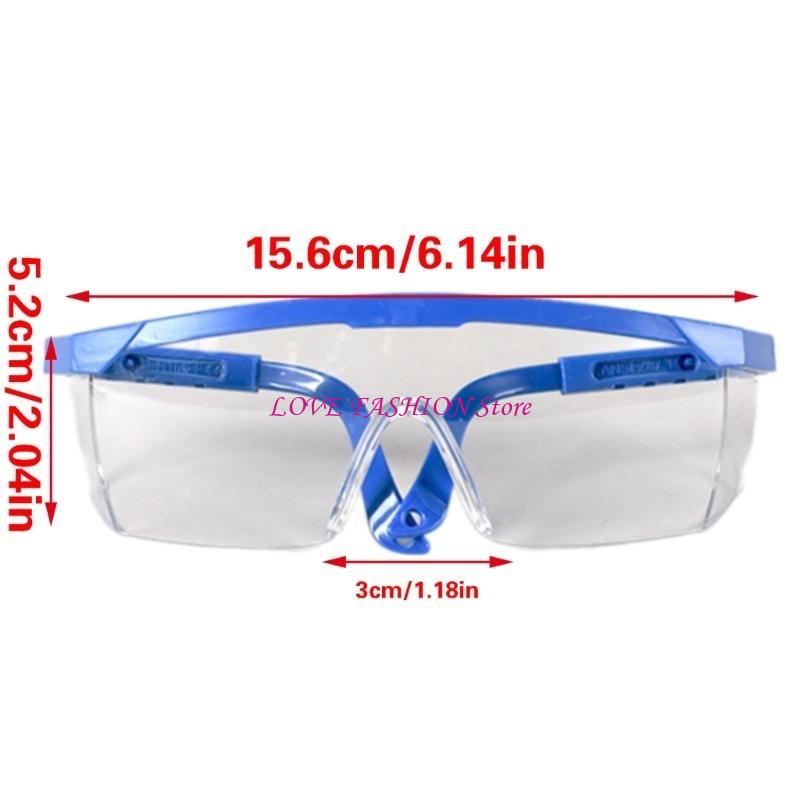 

Protective transparent glasses, 12 pairs of dual color lightweight PVC safety goggles suitable for factory construction workers