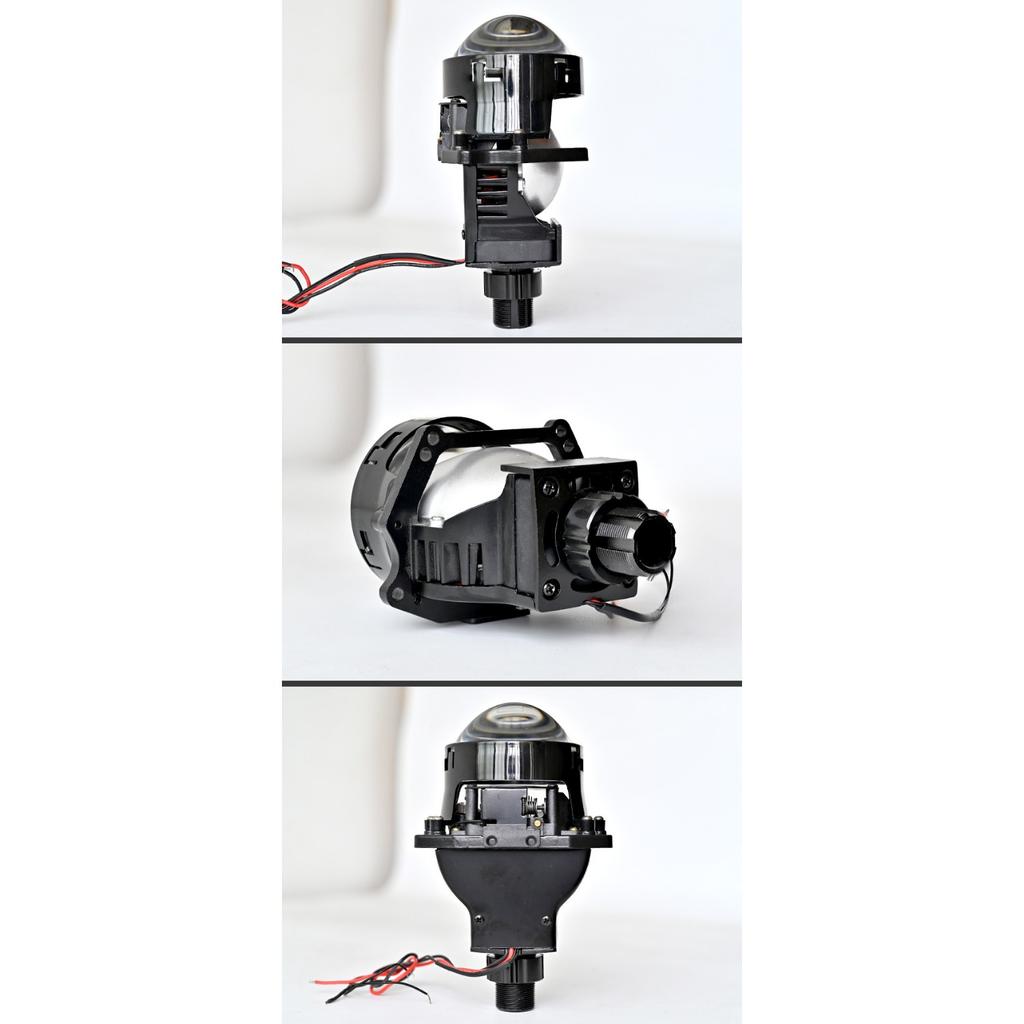 LED Car Light Headlight 2.5 Inch Double Light Lens Double Light Cup 65W Small Sunlight Type Car and Motorcycle Universal 12V