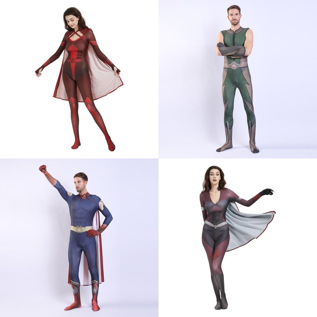 The Boys The Seven Cosplay Suit With Lycra Material For Anime Role Play