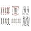 5pcs Camping Tent Spring Buckles Tent Spring Porch Swing Spring Buckles for Various Outdoor Setting