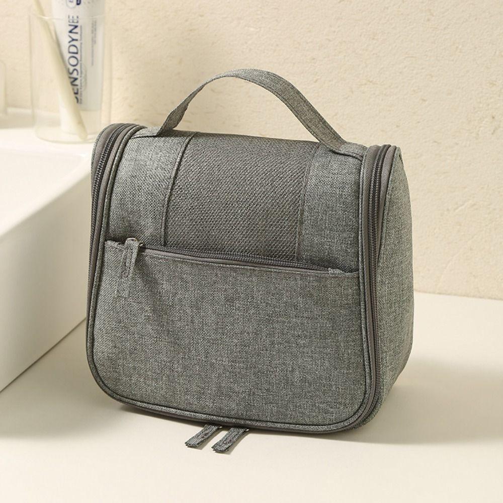 With Hanging Hook Travel Toiletry Bag Waterproof Travel Essentials Organizer Beautician Use