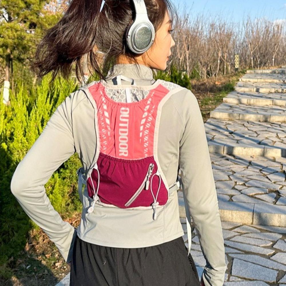 Nylon Outdoor Hydration Backpack Ultra-light Hydration Running Vest Unisex Climbing Backpack
