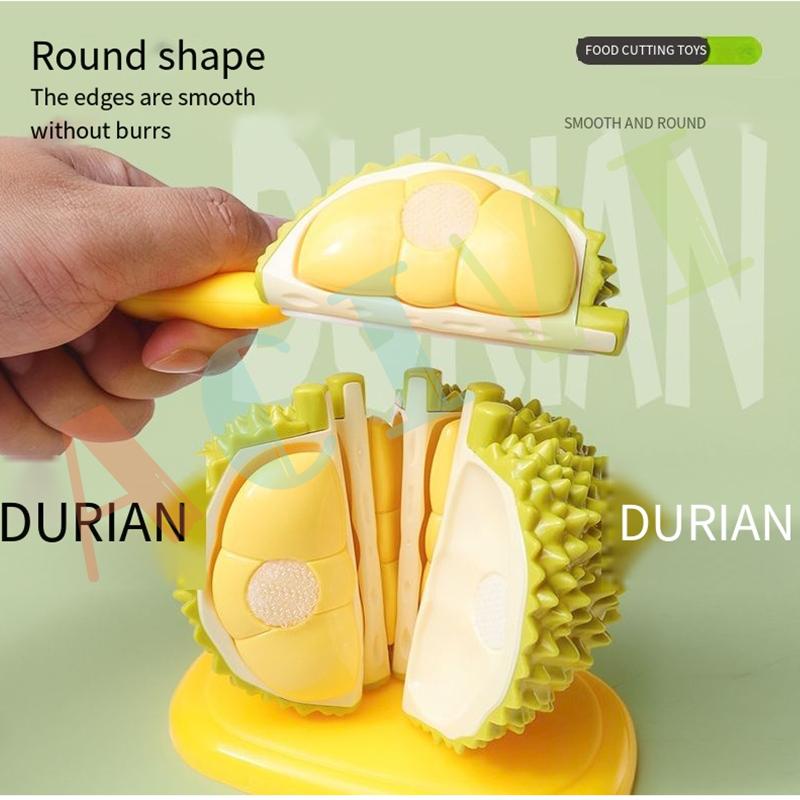 Kid Pretend Play Kitchen Fun Cutting Fruits and Vegetables Food Play House Set Puzzle Education Toys For Kids Boys Girls Gifts