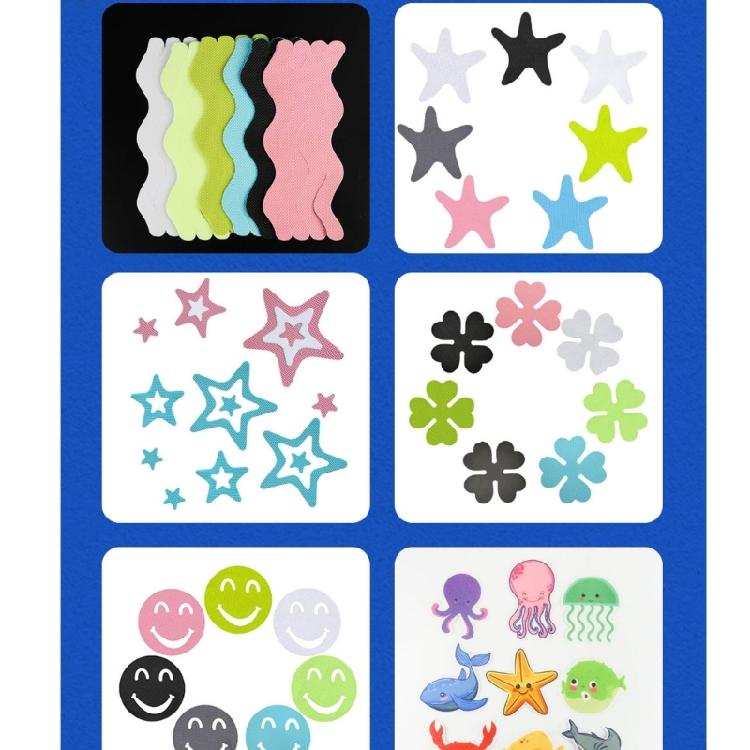 Anti Slip Shower Sticker 12/24Pcs Anti-Slip Shower Strips Safety Bathtubs Strips Adhesive Decal for Shower Floor Stair