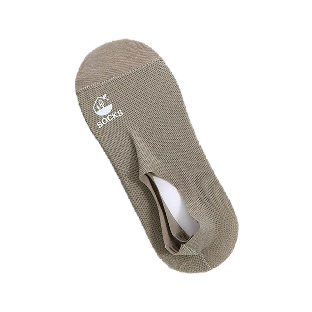 

Летние простые носки-следки, дышащие, невидимые, тапочки-носки, однотонные сетчатые носки, мужские носки хаки