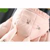 Winter Cartoon Rabbit Long Sleeved Baby Girl Coat Pink Thick Warm Children's