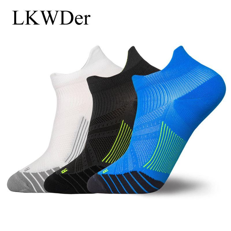LKWDer 3 Pairs Unisex Sport Socks Women Men Short Tube Breathable Socks Outdoor Running Basketball Large Big Size 45,46 Socks