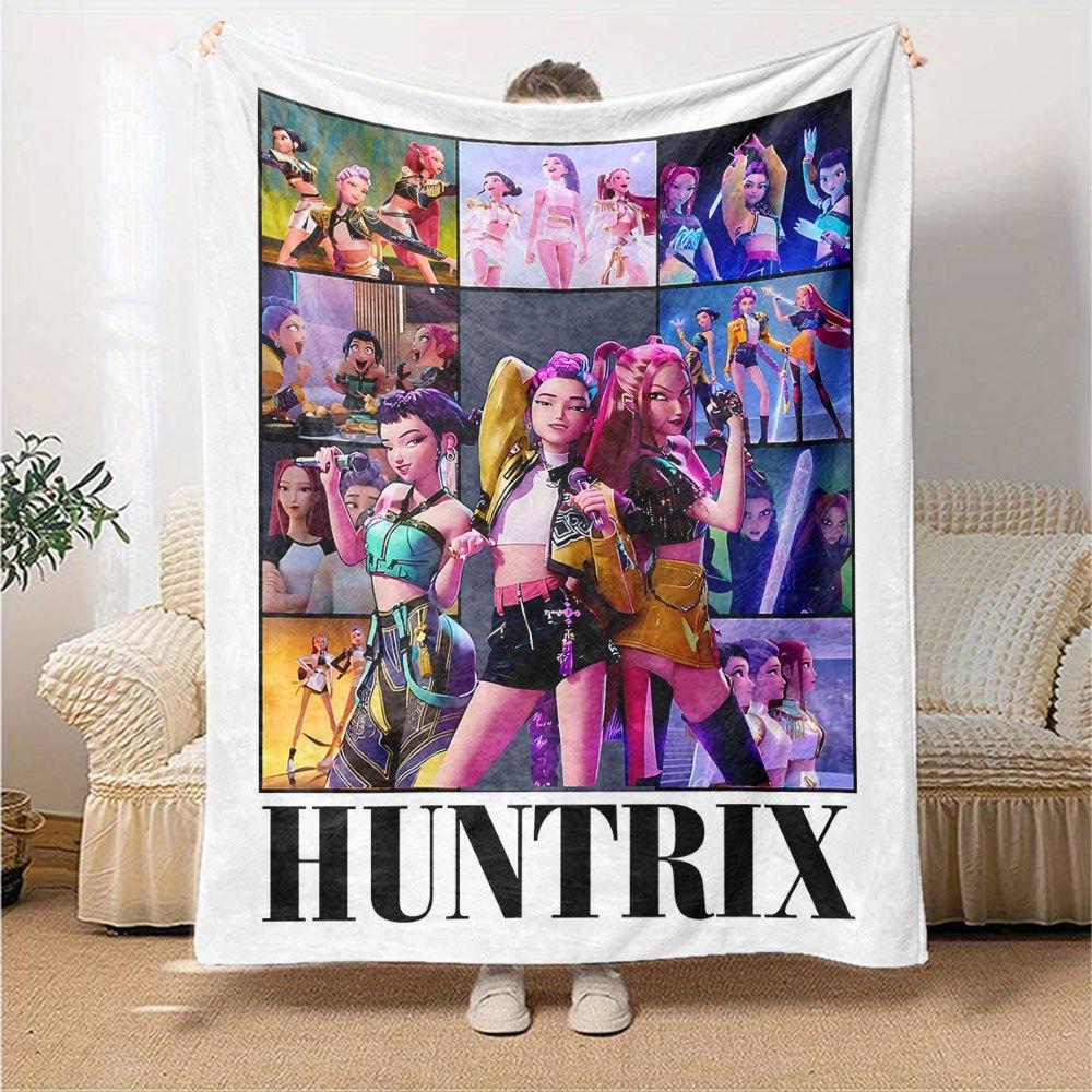 1 Stück Hunter x (5) Weiche Warme Decke für Zuhause, Büro, Reisen Ganzjahres Gemütliche Bettwäsche Geschenk, Büro Gemütliches AccessoireB05