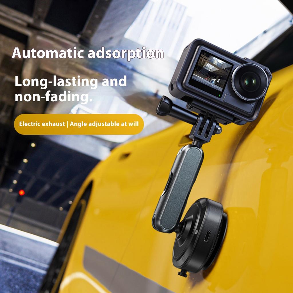 Camera Suction Cup Mount 360 Adjustable Action Camera Windshield Window Mount for DJI Insta360 GoPro Accessories