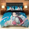 Takopi'S Original Sin Pattern Bedding Quilt Set Quilt Cover Pillowcase Home Birthday Gift(1 * duvet cover + 2 * pillowcase, without core)