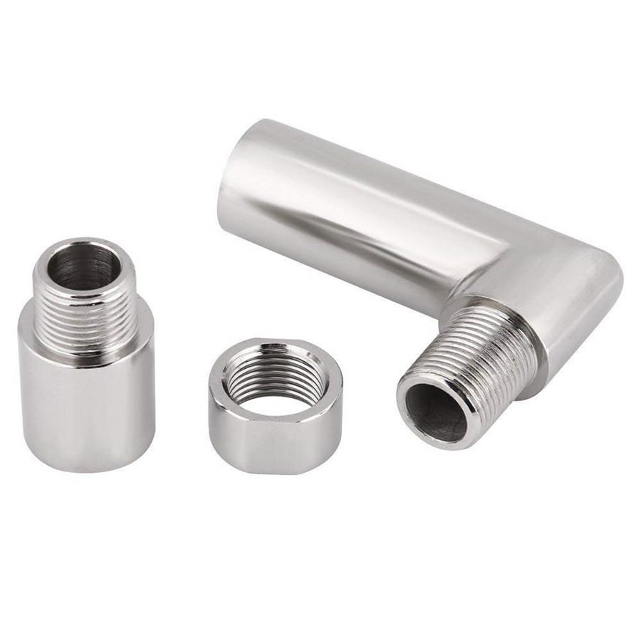 Universal O2 Oxygen Sensor Extender Spacer 90 Degree Angled 02 Bung Extension M18 X 1.5 CEL