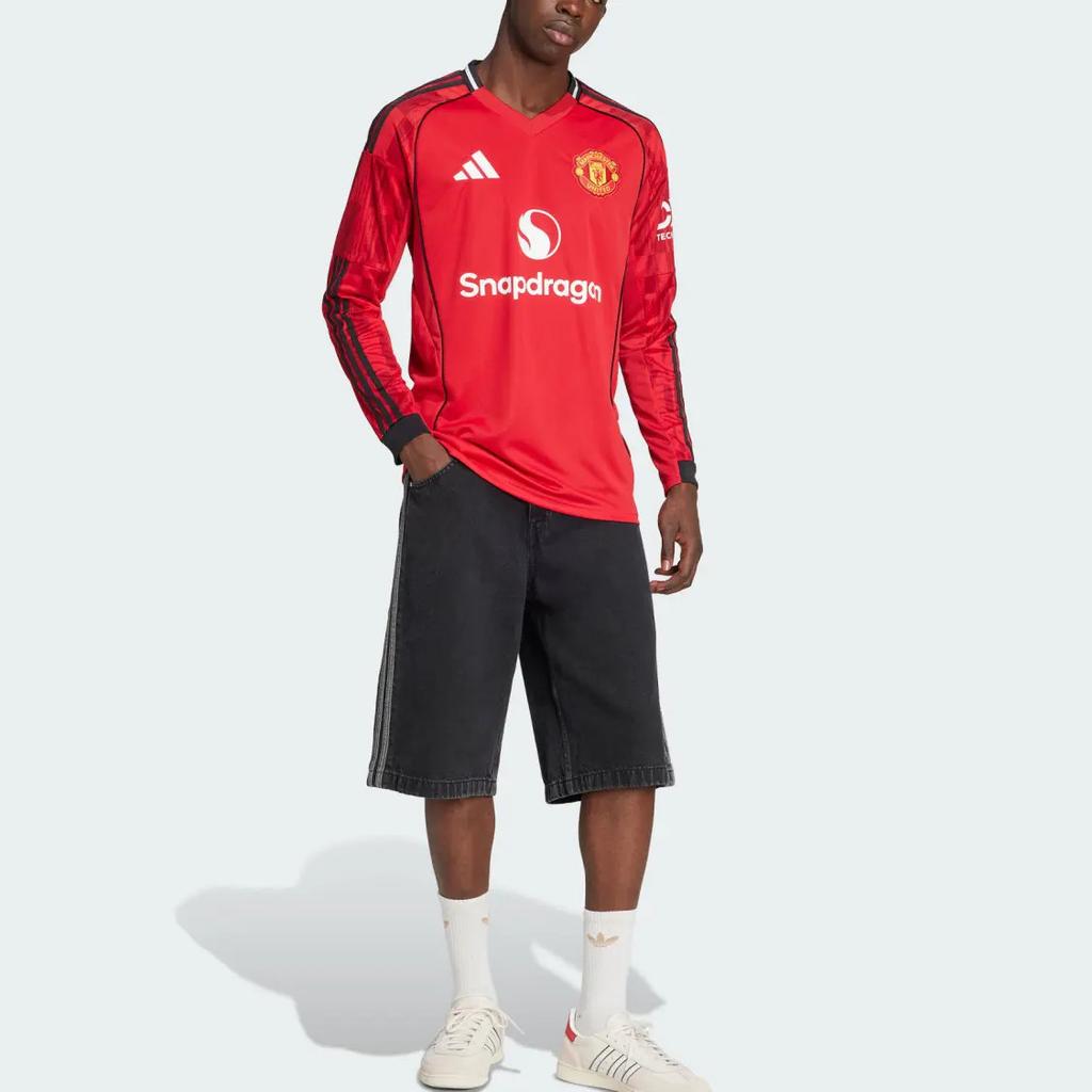 adidas Manchester United 25/26 HOME AEROREADY Fan Edition Football Shirt Men's