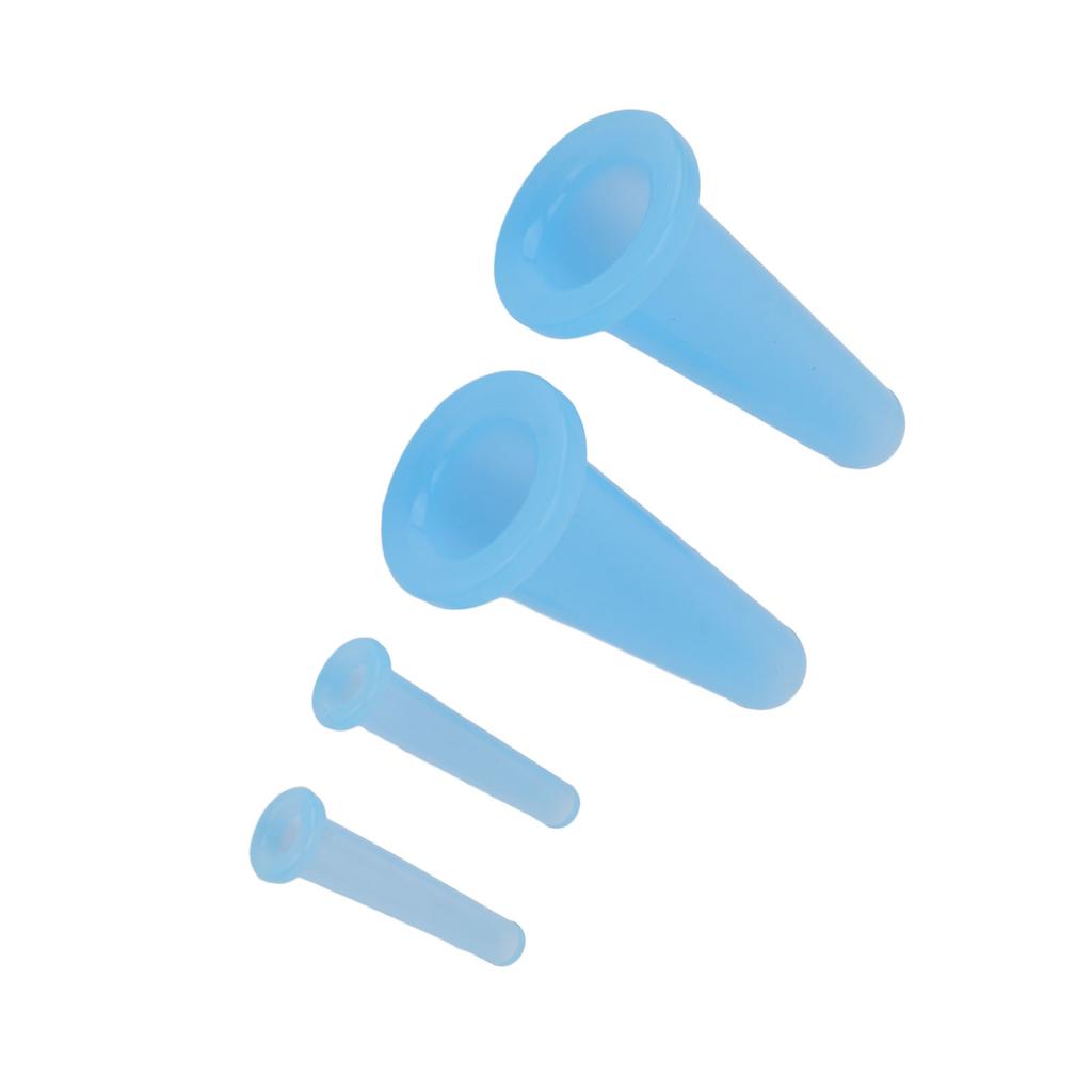 4ks vakuový masážní pohár Silikonový masážní pohár na obličej pro domácí použití Léčba celulitidy