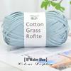 Handmade Cotton and Raffia DIY Yarn Pack for Weaving Bags & Hats