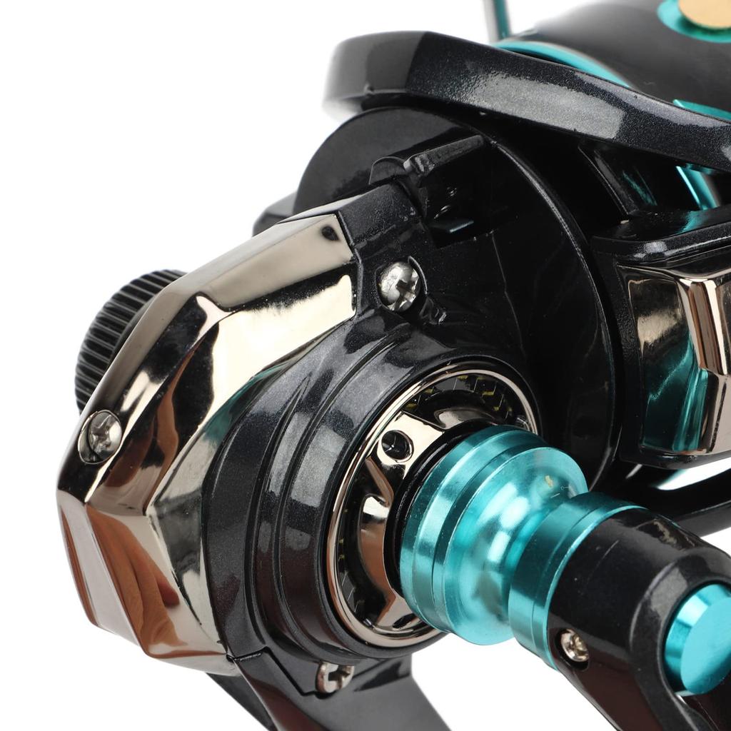 Ongwan Spinning Reel 5 and 1 Sealed Bearing Fishing Reel with Diagonal Wire Cup Single (DH1500 Arm)