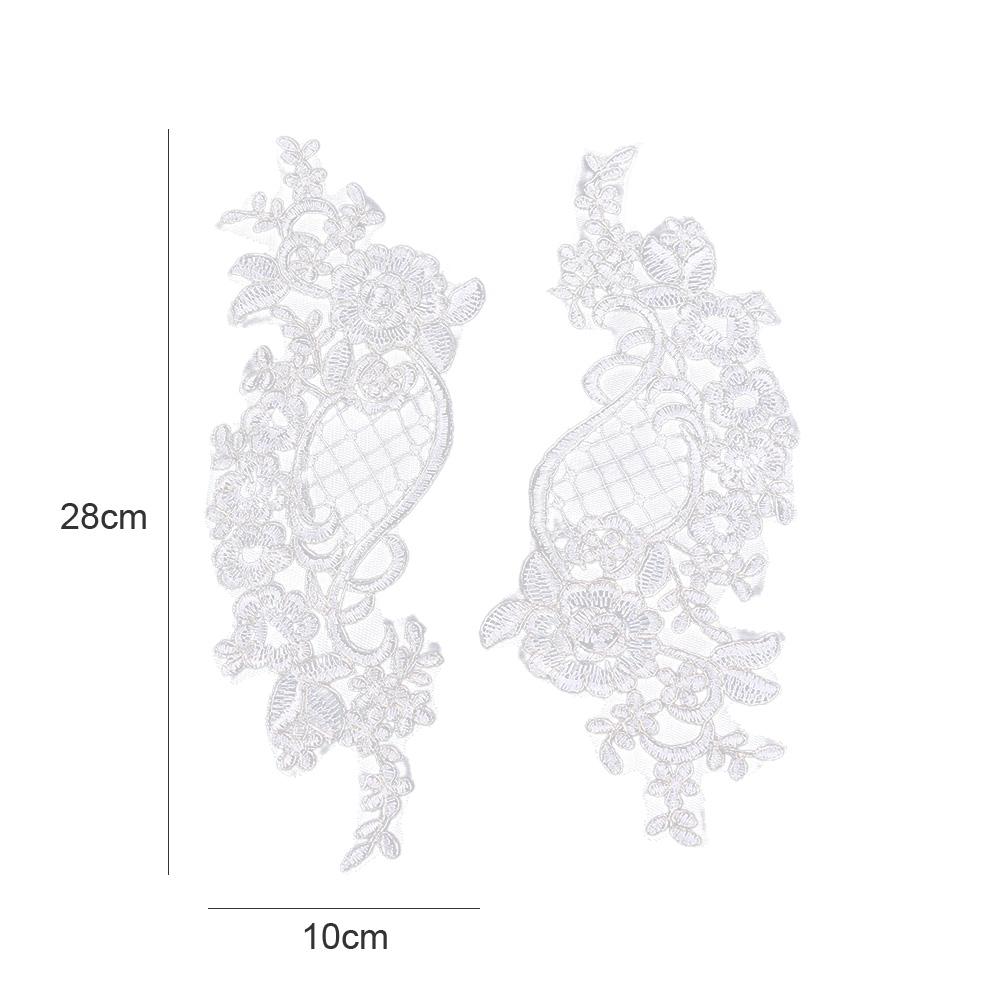 DIY Luxury Garment Accessories Wedding Dress Sewing Embroidery Patch Lace Fabric Lace Applique