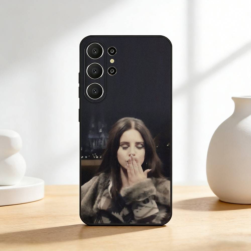 L-Lana D-Del R-Rey Singer Phone Case For Samsung S26,S25,S24,S21,S22,S23,S30,Ultra,S20,FE,Lite,10,9,Black Cover