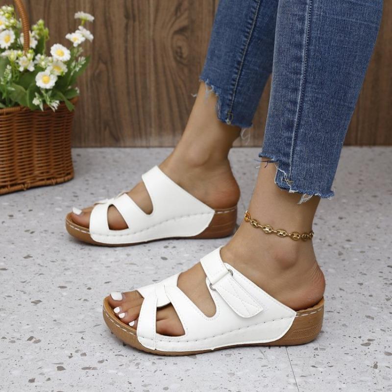Sandals Summer New Women's Velcro Women's Shoes Slippers