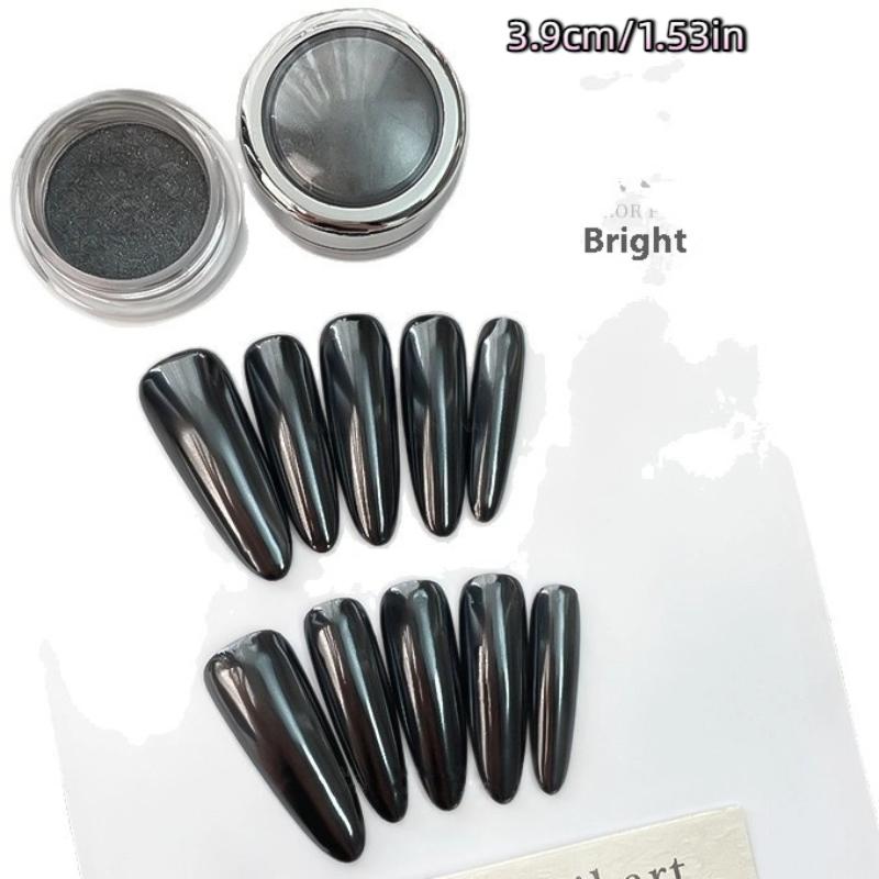 Aurora Pearl Chrome Nail Glitter Powder White Black Moonlight Mirror Mermaid Wedding Fairy Manicure Decor Aurora Pearl Chrome