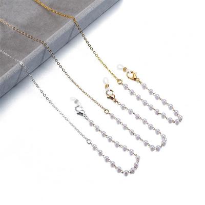INS High-End Pearl Mask & Glasses Chain - Handmade DIY Creative Lanyard