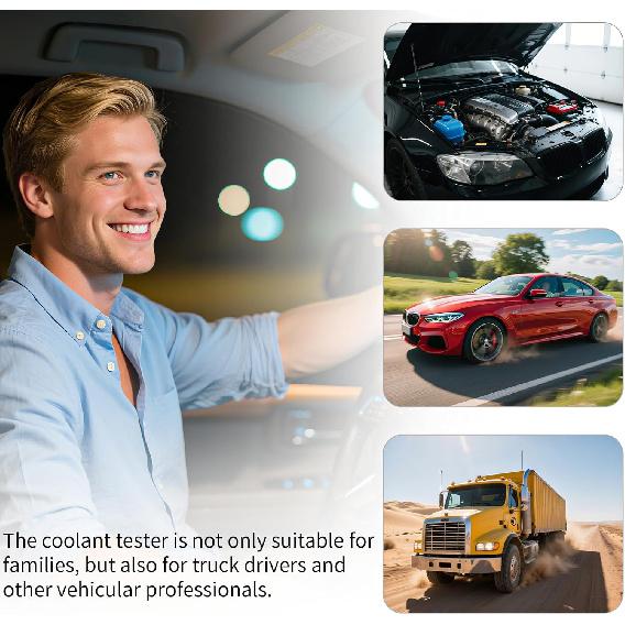 Coolant Tester Accessory, Antifreeze Tester For Understanding The State Of Coolant, Battery Hydrometer For Testing Hot Or Cold Batteries On