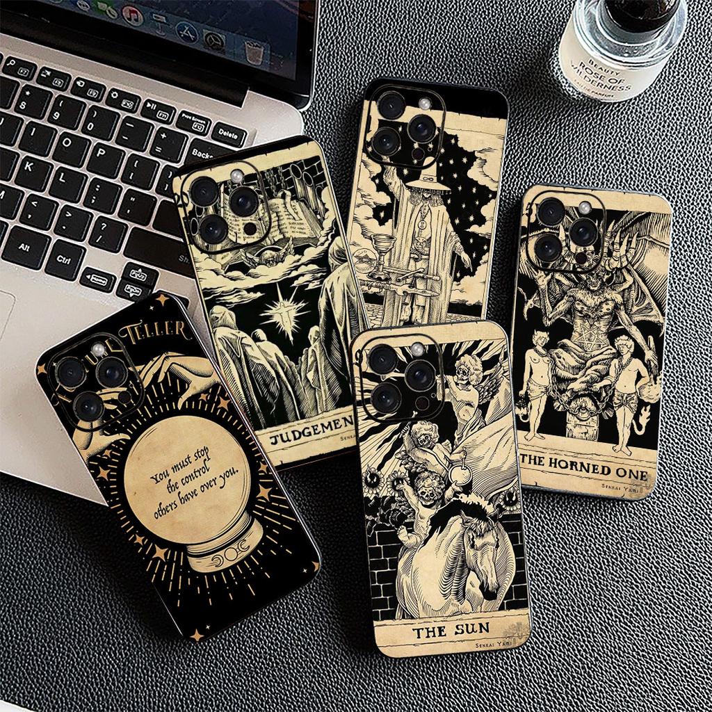 Witch Divination Tarot Moon Astronaut Space Phone Cover for Xiaomi Poco C75 C85 X7 X6 M8 F7 F8 Ultra F6 X8 Pro 5G 4G Case
