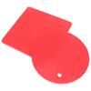 5 PCS 2 Round 3   Silicone   Mat Multipurpose Hot Pads for Hot Dishes Tables