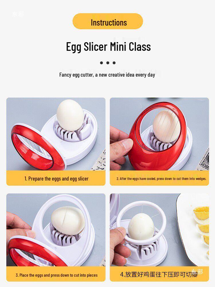 304 Stainless Steel Multi-functional Egg Slicer for Salted Duck and Century Eggs