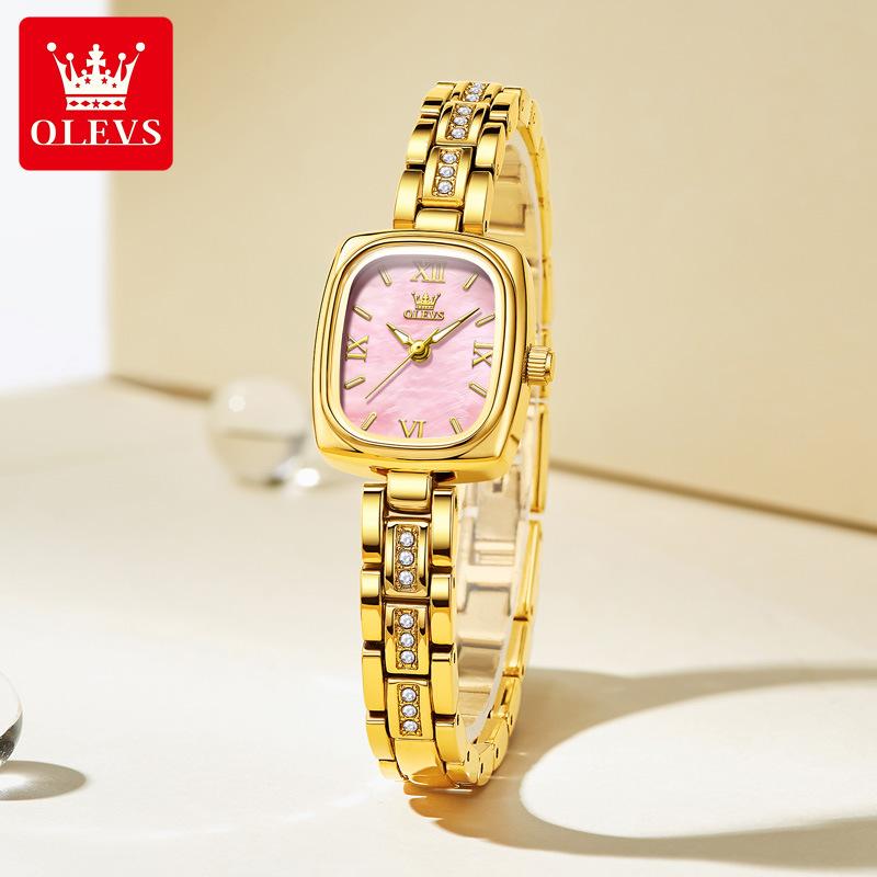 

OLEVS Woman Watch Waterproof Luminous Simple Elegant Quartz Watch For Women Fashion Original Top Brand Ladies Wristwatch розовый