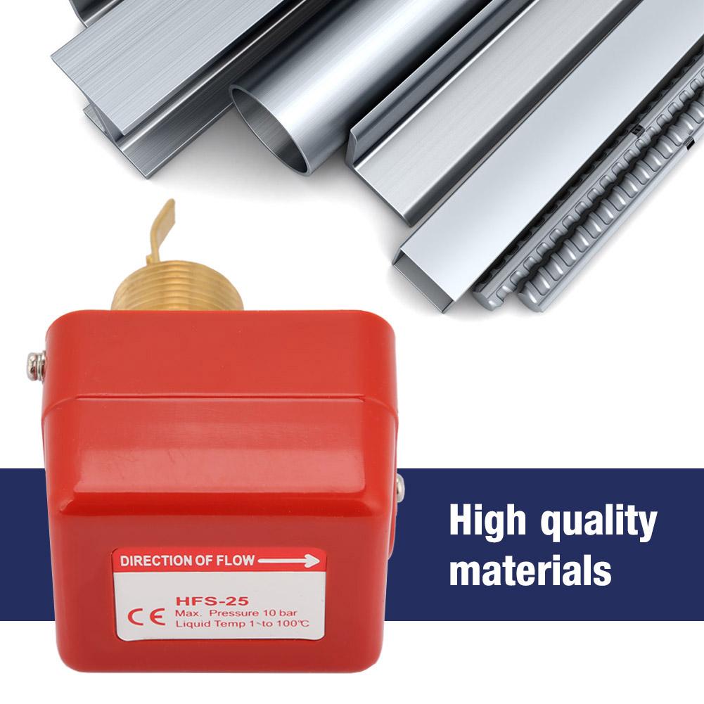 Partial Stainless Steel Type 6 380V 1  Paddle Control Water Flow Switch 1.0MPa SPDT Contacts