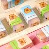 36PCS Colorful Capybara Eraser Creative Animal Shape Eraser For Student Children Classroom Reward Stocking Fillers
