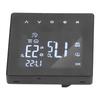 Digitalthermostat LCD-Anzeige Programmierbarer Smart-Touchscreen Fußbodenwasserheizung Kesselregler Schwarz AC90‑240V