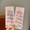 5pcs/Set Ocean Theme Shell Hair Clips Side Clip Style Headwear Princess Bangs Hairpins  For Girls