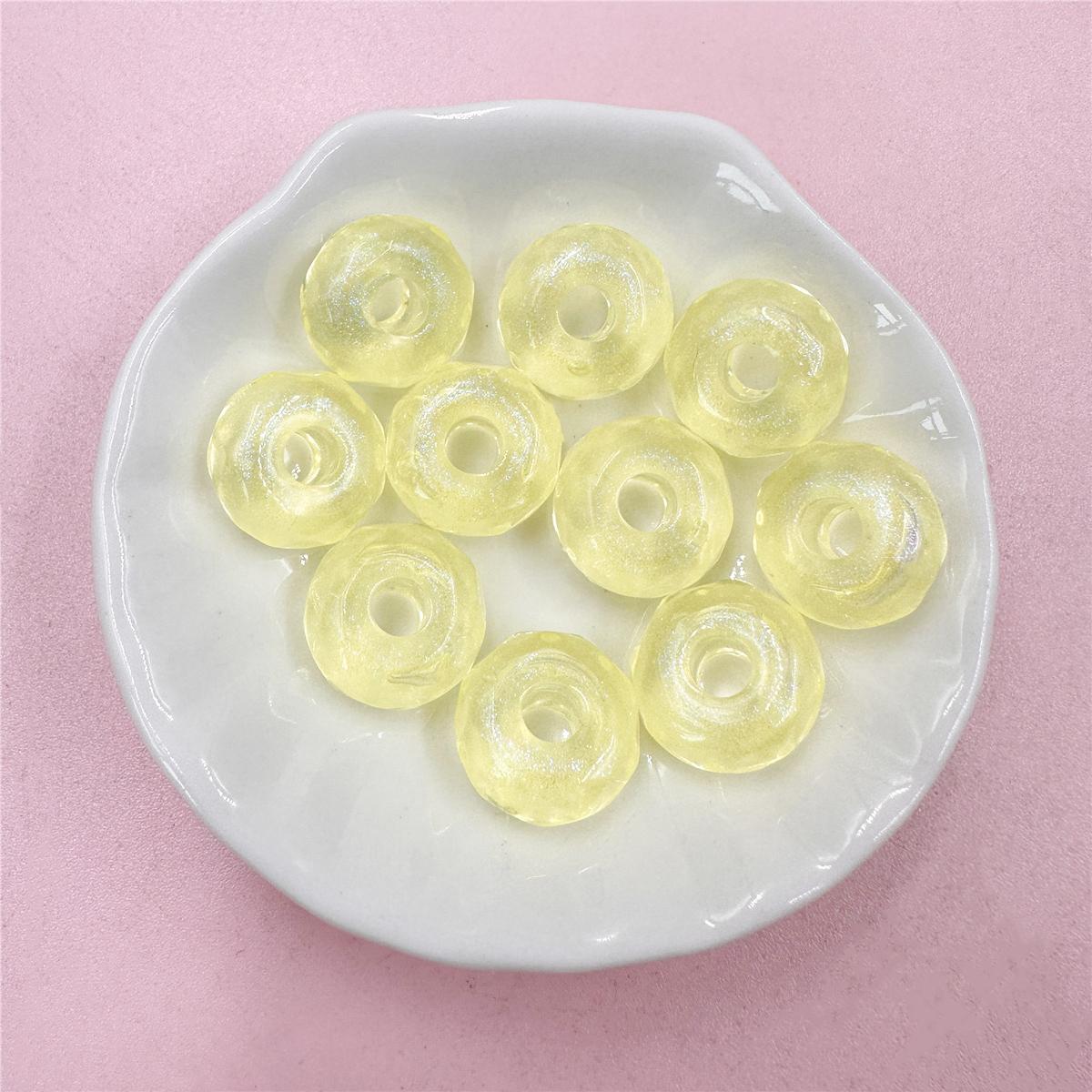 

Товары для вечеринок, большие отверстия, материалы для самостоятельной работы, прозрачные 15,5 мм*7,5 мм, подвески для браслета, ювелирные изделия, маркировка, резные бусины, акриловые круглые бусины, 10 шт.