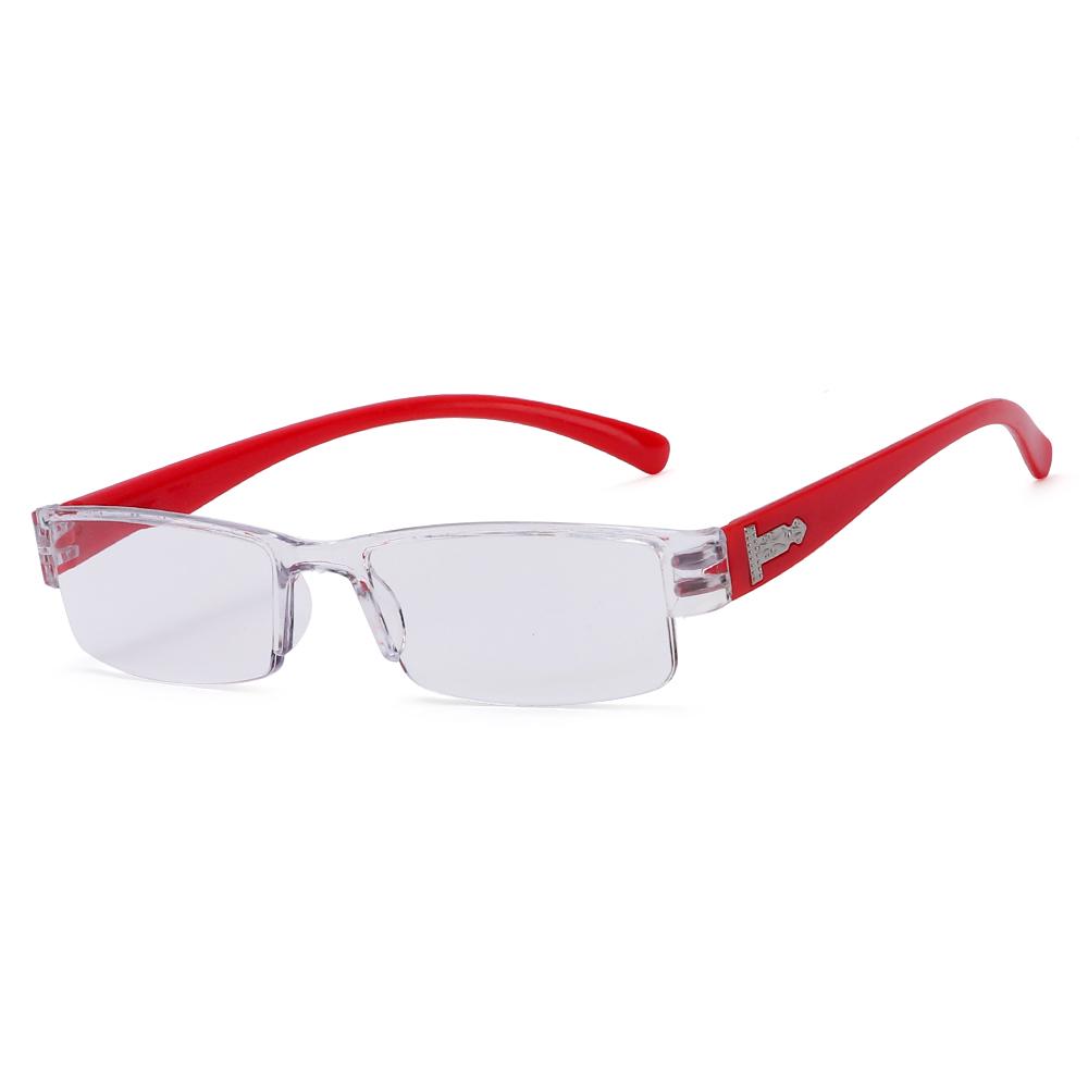 Mode Lesebrille Klassisch Business Ultraleicht Herren Damen Halbrand Alterssichtige Brille +100 +150 +200 +205 +300 +350 +400