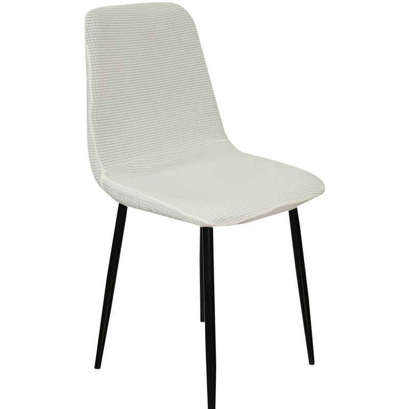 Jacquard Waterproof Shell Chair Cover Short Back Scandinavian Chair Covers Adjustable Dining Room Seat Covers For Bar Party